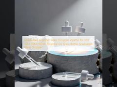 Contagocce graduato in vetro per flaconi in vetro di olio essenziale da 1Oz 10Ml 30Ml 100Ml, contagocce graduato in vetro