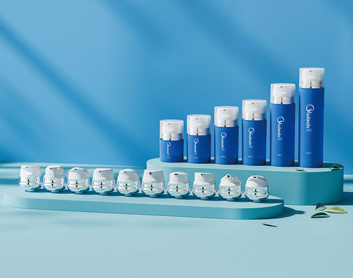 comprare 50 ml 80 ml 150 ml Bottiglia di plastica senza aria Set di bottiglie senza aria PP con 10 teste di pompa online manufacture