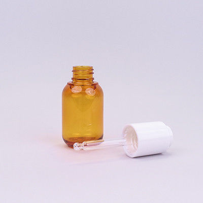 comprare Ambrato PETG Bottiglie di plastica per goccioline per occhi 30 ml con gocciolante bianco per sieri per capelli online manufacture