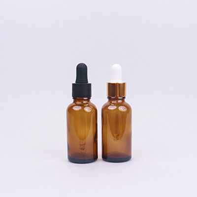 comprare Bottiglia per gocciolante in vetro ambra riempiebile con olio essenziale da 60 ml con chiusura in alluminio online manufacture