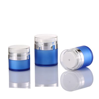 comprare 15 ml 30 ml 50 ml PP Centro fuori Vaso Crema Faciale Vaso vuoto Contenitore cosmetico senza aria online manufacture