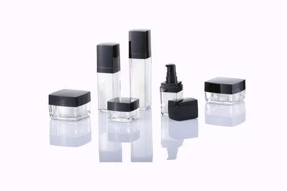 Chicco Acrylic Cosmetic Jar Collection And Lotion Pump Bottle Set 5g 15g 30g 50g