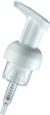40/410 PP Pompa di lozione di plastica Pompa di schiuma di plastica da 0,8cc per prodotti da bagno