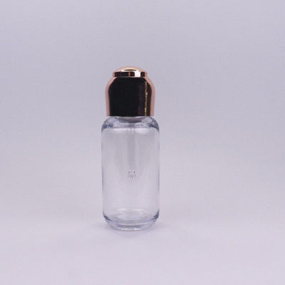 80ml di lusso PETG gocciolante siero bottiglia gocciolante per gli occhi di plastica con testa elettroplata