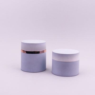 Bottoni cosmetici senza aria con rivestimento di gomma 30g 50g contenitore di crema per il viso a tappo a vite