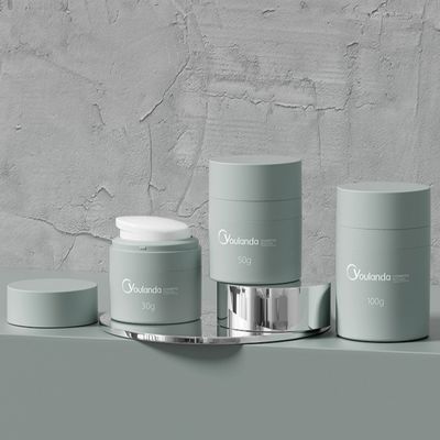 PP Crema senza aria Bottoni cosmetici Contenitore vuoto per la crema 30ml 50ml 100ml YLD04A