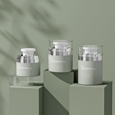 30 ml 50 ml 100 ml Vaso di crema senza aria PP Vaso di crema estetica PETG senza aria