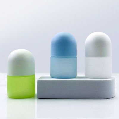 Eco-Friendly PP 20ml Mini Roll On Perfume Bottle Plastic Ball Roller Bottle For Cosmetic Packaging
