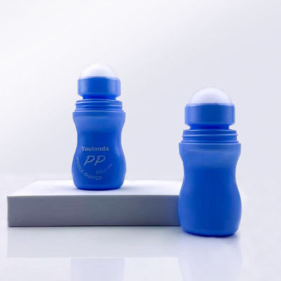 Bottiglie di plastica a sfera di 80 ml per oli essenziali Bottiglie a sfera di profumo vuote Bottiglie di filtro fresche Bottiglia di protezione solare