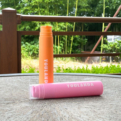 Flacone dispenser per dentifricio a pompa airless rotondo da 60 ml, in PP, a prova di perdite