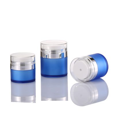Luogo di lusso 15ml 30ml 50ml Vaso senza aria a doppia parete Vaso di lozione vuoto Vaso cosmetico eco-friendly Vaso di plastica