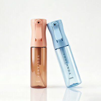 Bottiglia di spruzzo continuo a colori multipli in materiale PET da 100 ml con serratura Spruzzatore di nebbia ricaricabile per toner e pulizia