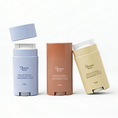 Contenitore per deodorante stick da 75 g Cosmetico PP Confezione deodorante vuota Confezione solida